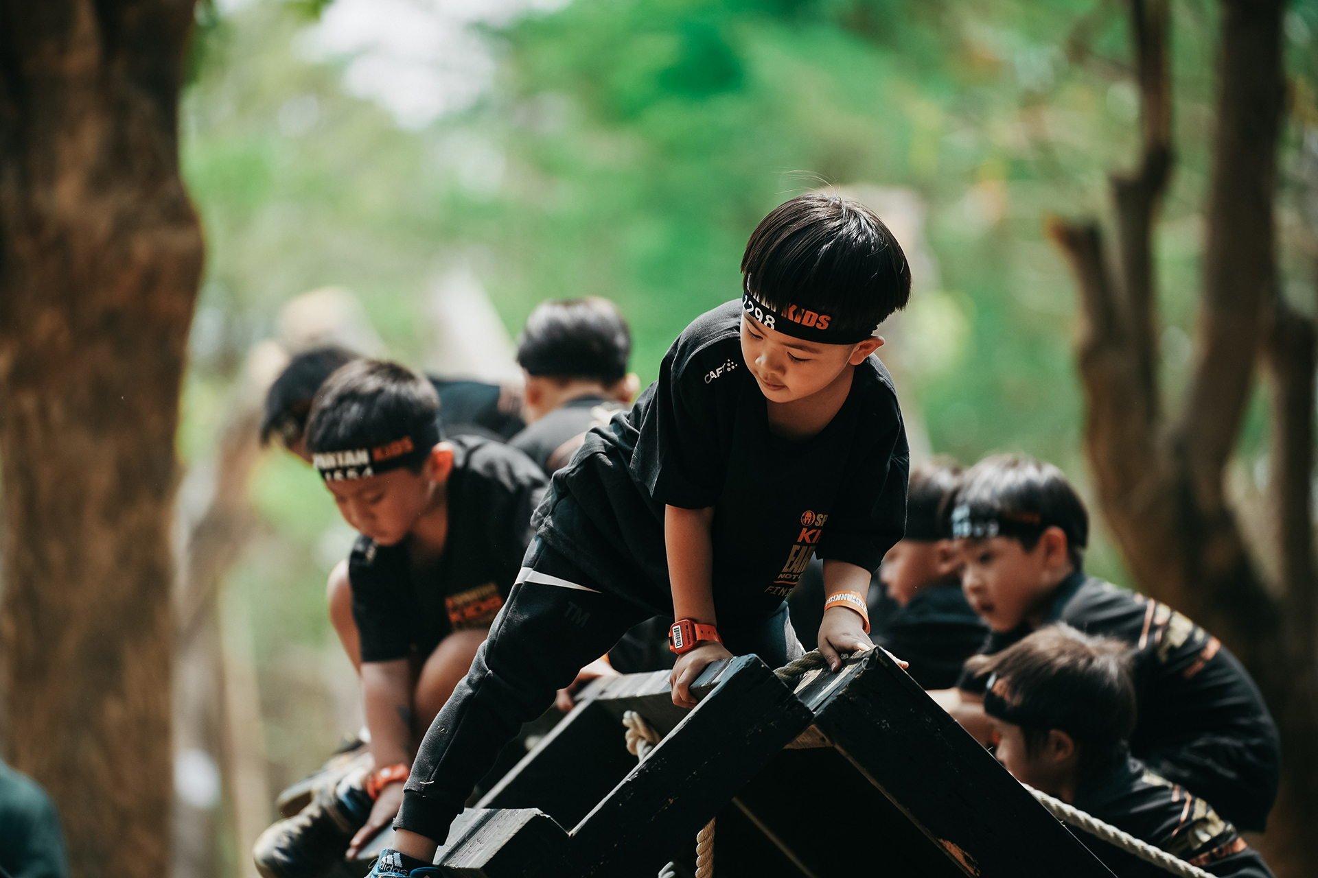 訓練握力與攀爬技巧的「Slip Wall」。照片由台灣斯巴達障礙跑競賽 提供